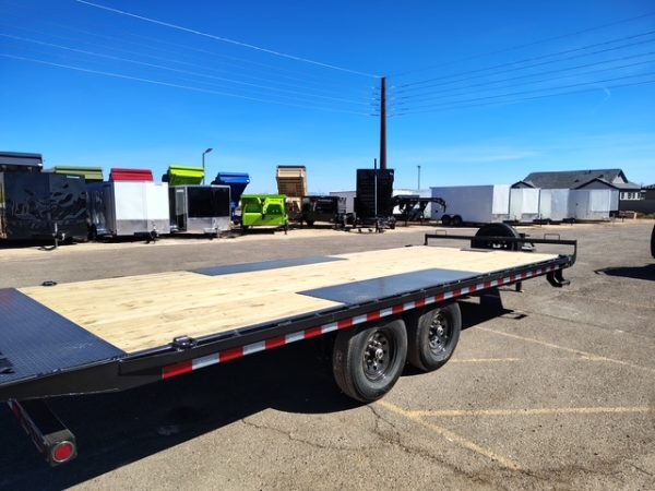 22x102" IronBull Tandem Axle, 14K GVWR, Deckover Tilt