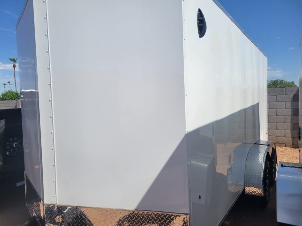 14x7 Indigo DLX, 7K GVWR, Car Hauler, Ramp Door