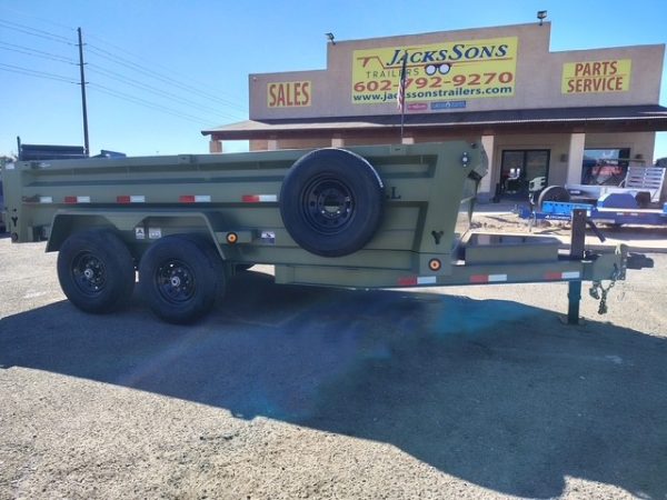 14x83 IronBull Tandem Axle Dump, 15K GVWR, 24" Sides