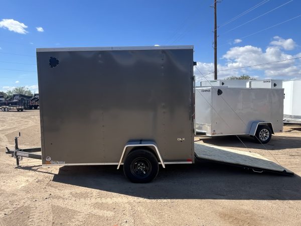 10x6 Indigo DLX, 3K GVWR, 6" Extra Height, Ramp Door