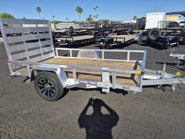 10x6 Aluminum Utility, 3K GVWR, Ramp Gate
