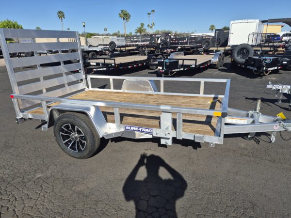 10x6 Aluminum Utility, 3K GVWR, Ramp Gate