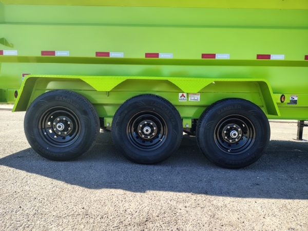 16x83 IronBull Gooseneck, Triple Axle Dump, 21K GVWR, 48" Sides