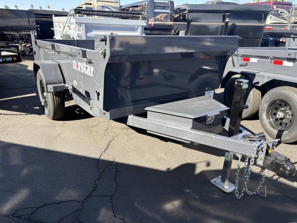 10x60 Norstar Single Axle Dump, 7K GVWR, 20" Side