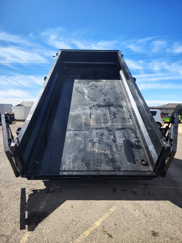 16x83 IronBull Gooseneck, Tandem Axle Dump, 15K GVWR, 24" Sides