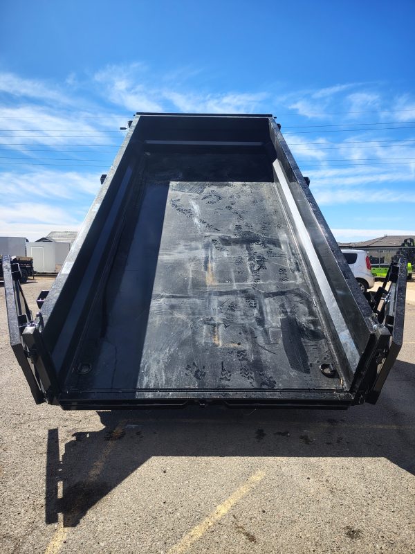 16x83 IronBull Gooseneck, Tandem Axle Dump, 15K GVWR, 24" Sides