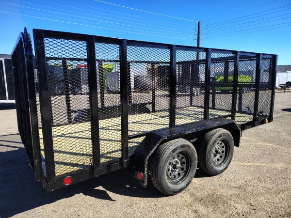 14x83 Tandem Axle, 7K GVWR, Channel Utility, Landscape Toolbox