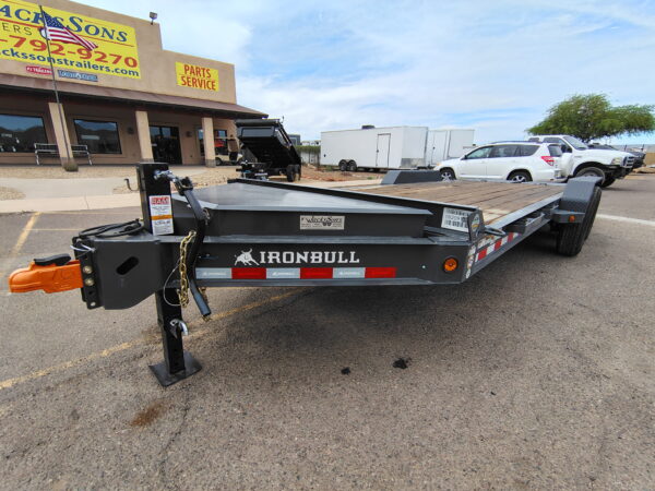 20x83 IronBull, Tandem Axle, 14K GVWR, Rampage Ramps