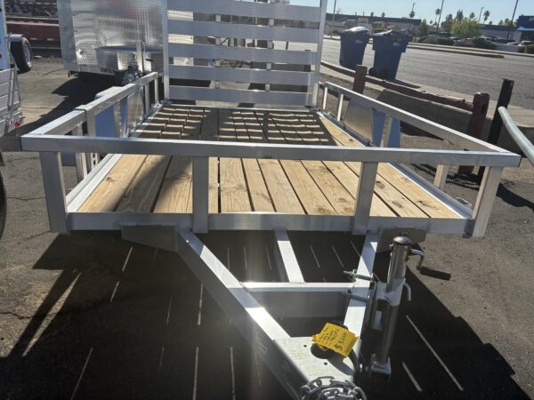 10X6 ALUMINUM UTILITY, 3K GVWR, Ramp Gate