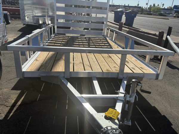 10X6 ALUMINUM UTILITY, 3K GVWR, Ramp Gate