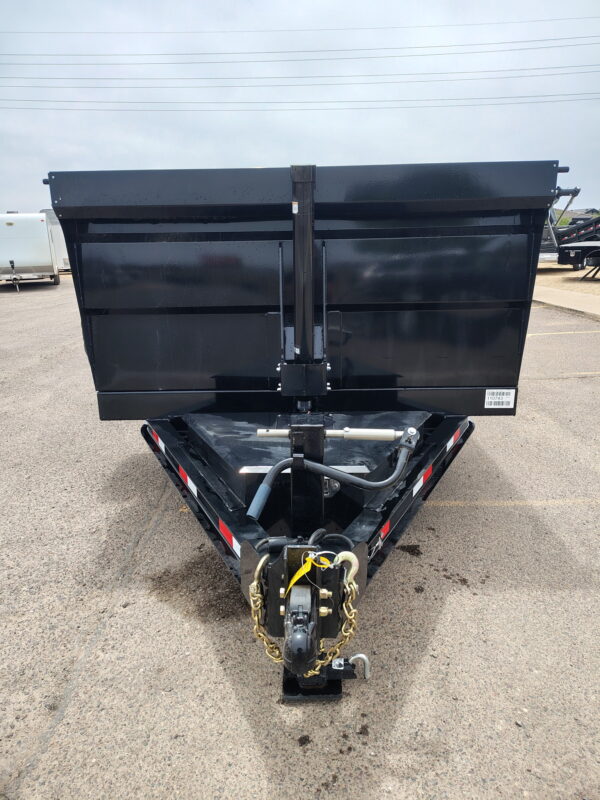 14x83 IronBull Tandem Axle Dump, 15K GVWR, 36" Sides, Solar Charger, 14 Ply Tires