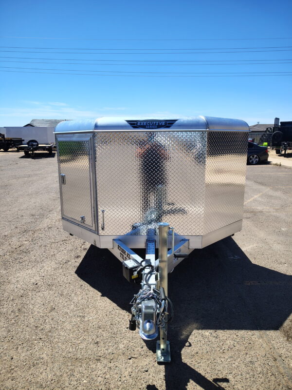 18x82 All Aluminum, 10K GVWR, Heavy Tandem Axle, XL Tilt w/ Cargo Box (8218H-XL-TILT-TA-EL-RTD-CB)