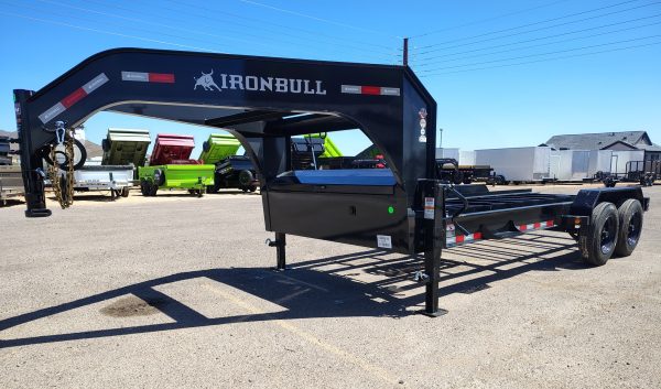 16x83 Ironbull Gooseneck, Tandem Axle, Roll Off Chassis, 16K GVWR, 16 PLY