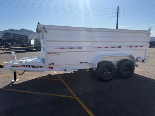 14x83 Tandem Axle, 15,400 GVWR, Low Pro High Side Dump, 48" Sides, 14 Ply Tires