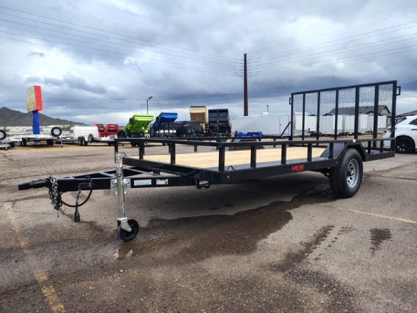 14x86" Single Axle With Brake, 5.2 GVWR, Drive Over Fenders, Utility