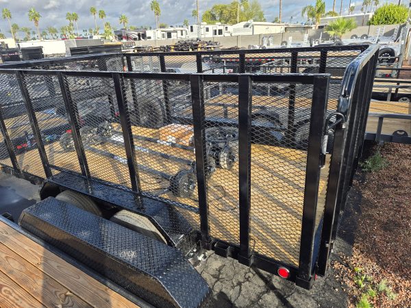 16x83 Tandem Axle, 7K GVWR, Channel Utility, Landscape Toolbox