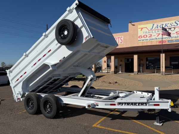 14x83 Tandem Axle, 15,400 GVWR, Low Pro High Side Dump, 48" Sides, 14 Ply Tires