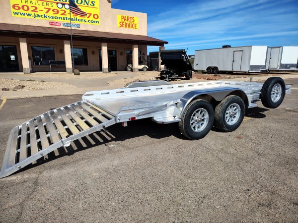 14x80 All Aluminum, 8.5K GVWR, Tandem Axle, Bi-Fold Tailgate (8014TA-EL-BT-RTD)