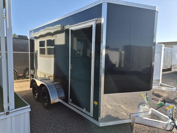 14x7 All Aluminum XLTP1 Enclosed, 7K GVWR, Limited Edition, Ramp Door