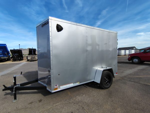 10x5 Indigo DLX, 3K GVWR, Ramp Door, 6" Additional Height, Side Door