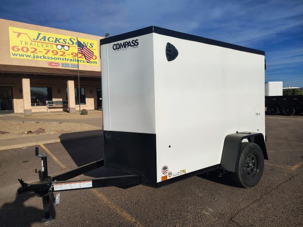 8x5 Indigo DLX, 3K GVWR, Ramp Door