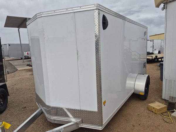 12x6 All Aluminum XLT-P Enclosed, 3K GVWR, Side Door, Ramp Door