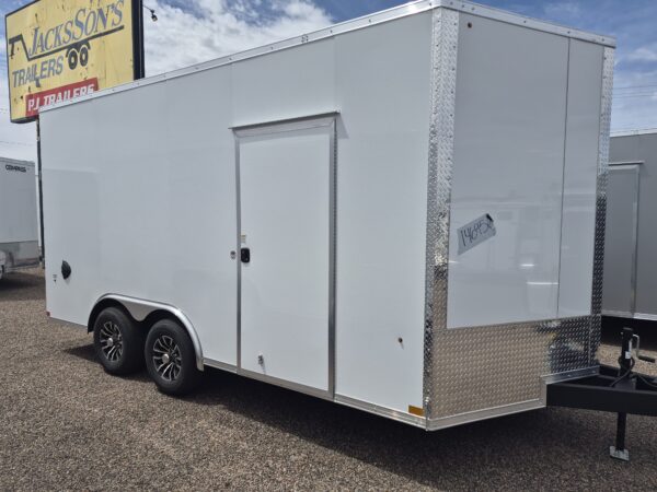 16x8.5 Jasper SE Car Hauler, 10K GVWR, Ramp Door, 6" Additional Height