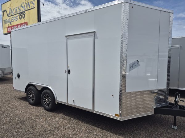 16x8.5 Jasper SE Car Hauler, 10K GVWR, Ramp Door, 6" Additional Height
