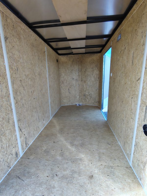 10x5 Indigo DLX, 3K GVWR, Ramp Door, 6" Additional Height, Side Door