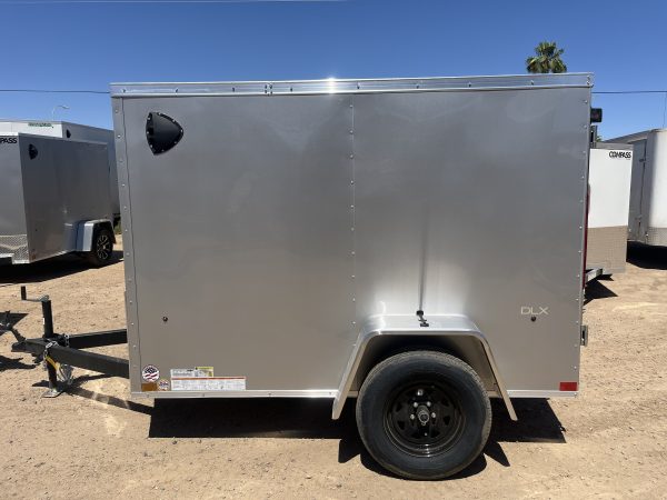 8x5 Indigo DLX, 3K GVWR, Ramp Door, 6" Reduced Height