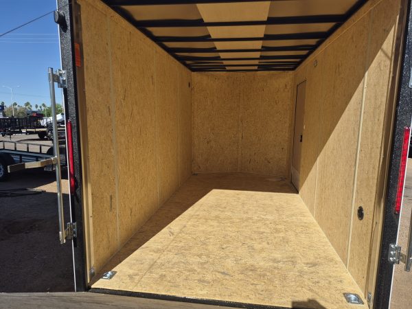 14x7 Indigo DLX, 7K GVWR, Ramp Door, Wall Posts - 24" OC to 16"