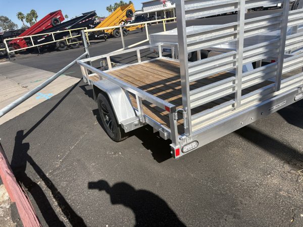 10X6 ALUMINUM UTILITY, 3K GVWR, Ramp Gate