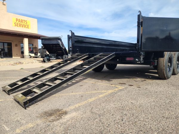14x83 Tandem Axle, 15,400 GVWR, Low Pro Dump, 24" Sides, 14 Ply Tires