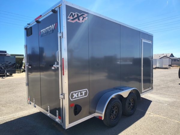 14x7 All Aluminum XLTP2 Enclosed, 7K GVWR, Side Door, Ramp Door
