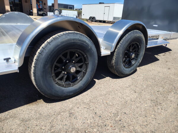 18x82 All Aluminum, 10K GVWR, Heavy Tandem Axle, XL Tilt w/ Cargo Box (8218H-XL-TILT-TA-EL-RTD-CB)