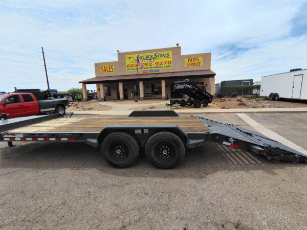20x83 IronBull, Tandem Axle, 14K GVWR, Rampage Ramps