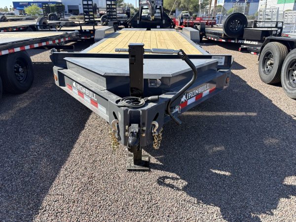 22x83 IronBull, Tandem Axle, 14K GVWR, Rampage Ramps, Winch Plate