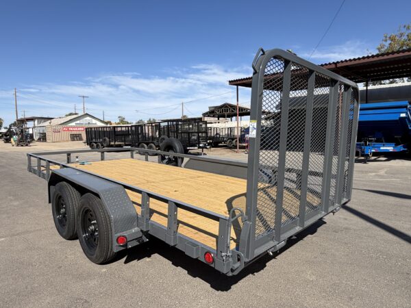 16x83 Tandem Axle, 7K GVWR, Channel Utility