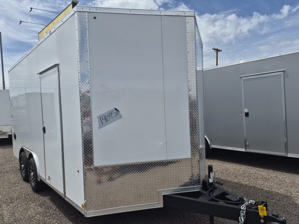 16x8.5 Jasper SE Car Hauler, 10K GVWR, Ramp Door, 6" Additional Height