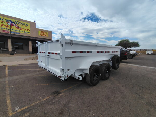 14x83 Tandem Axle, 15,400 GVWR, Low Pro Dump, 36" Sides, 14 Ply Tires