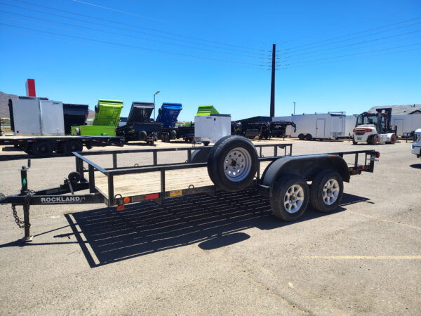 16x77 Tandem Axle Utility, 7K GVWR, Ramps