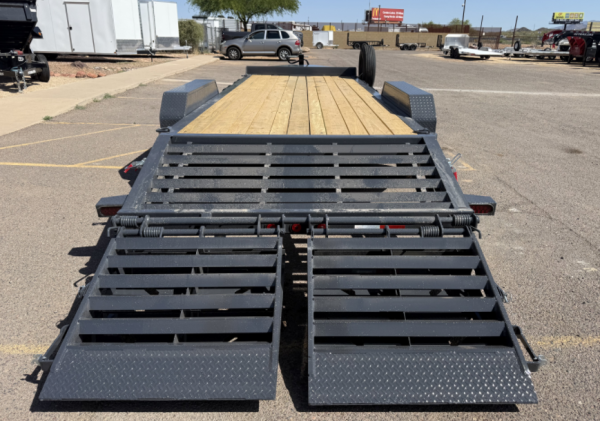 22x83 IronBull, Tandem Axle, 14K GVWR, Rampage Ramps