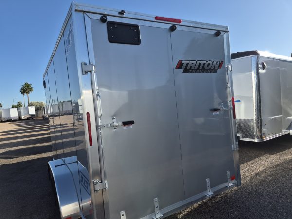14x7 All Aluminum XLTP1 Enclosed, 7K GVWR, Limited Edition, Ramp Door