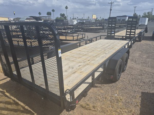 20x83 Tandem Axle, 7K GVWR, Channel Utility