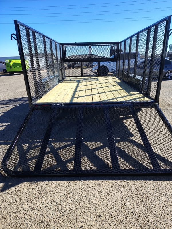 14x83 Tandem Axle, 7K GVWR, Channel Utility, Landscape Toolbox