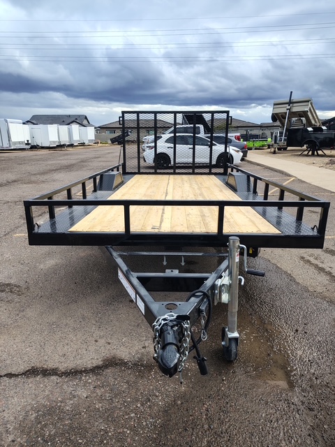 14x86" Single Axle With Brake, 5.2 GVWR, Drive Over Fenders, Utility - Image 5