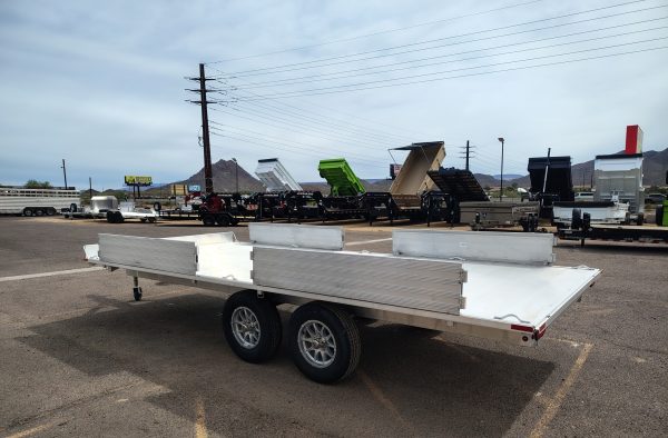 16x88 All Aluminum, 4.4K GVWR, Tandem Axle, ATV Ramp (A8816TA-EL-R)