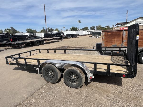 16x83 Tandem Axle, 7K GVWR, Channel Utility