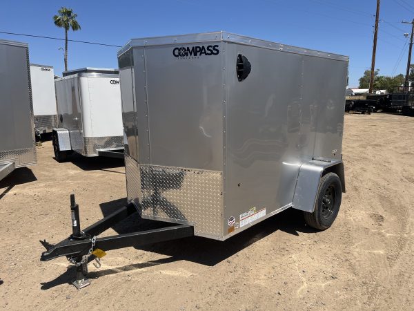 8x5 Indigo DLX, 3K GVWR, Ramp Door, 6" Reduced Height