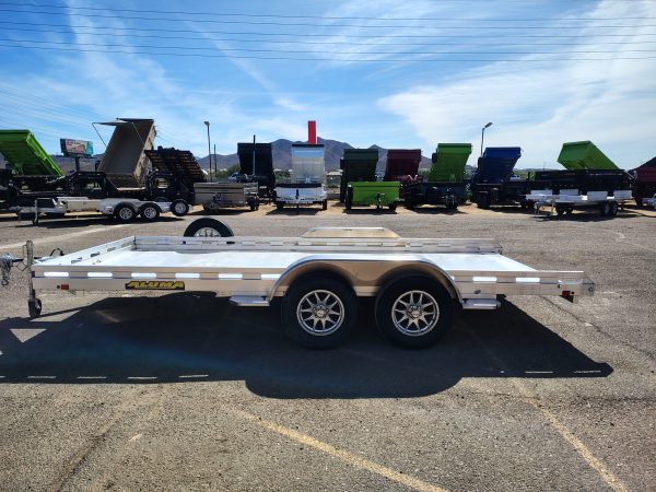 16x80 All Aluminum, 8.5K GVWR, Tandem Axle, Ramp (8016TA-EL-R-RTD)